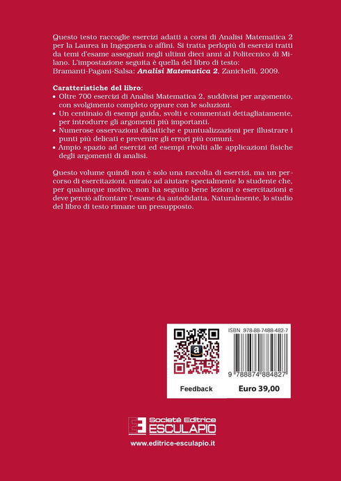 BRAMANTI - Esercitazioni di Analisi Matematica 2